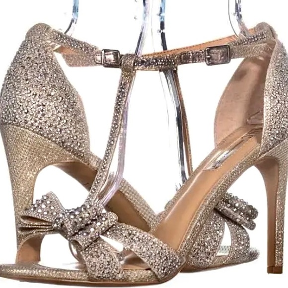 INC International Concepts Shoes - INC International Concept Rhinestone Satin Heels